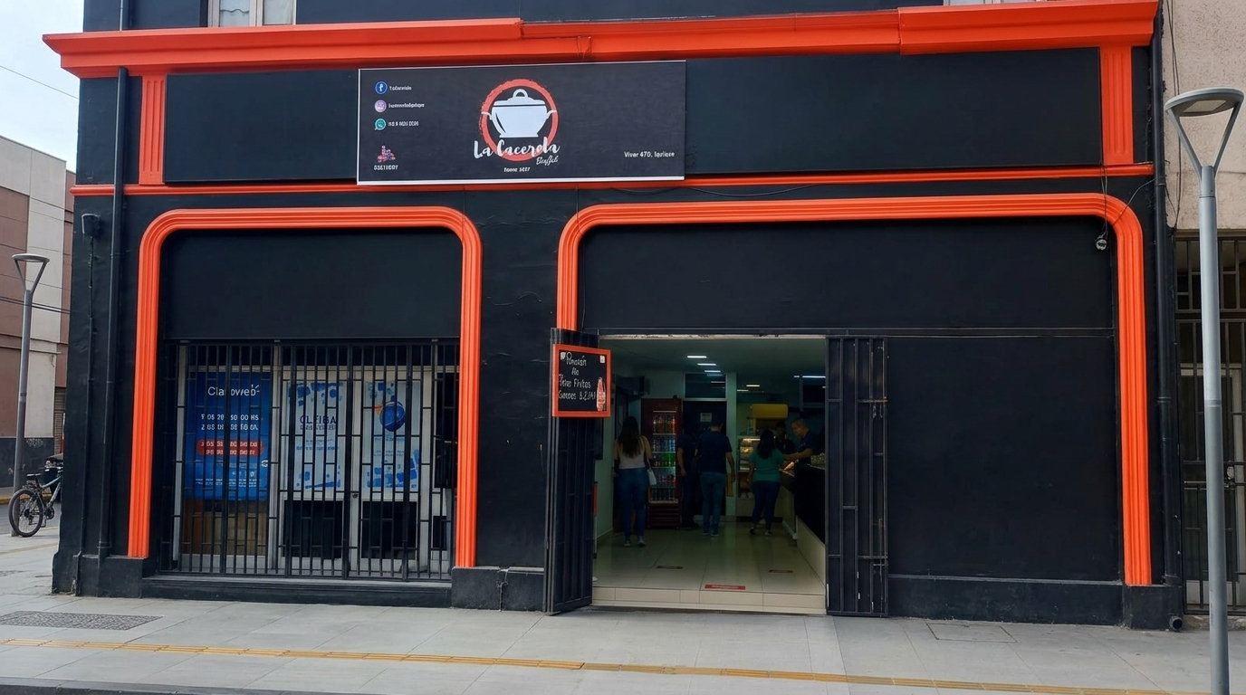 Restaurante La Cacerola de Magda en calle Vivar 470, Centro de Iquique